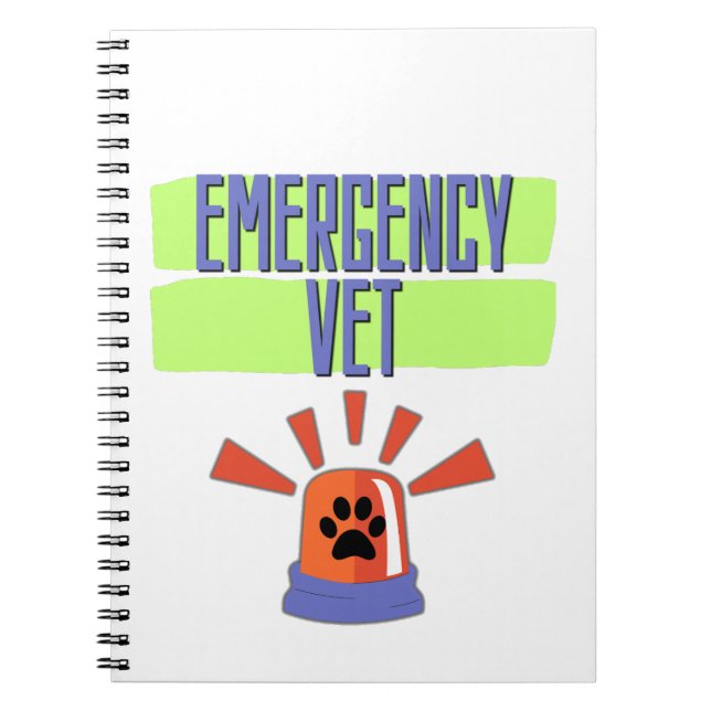 Cuaderno Emergency Vet – Veterinary Emergency Design (Frente)