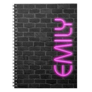 Cuaderno EMILY En Luces De Neón PINK