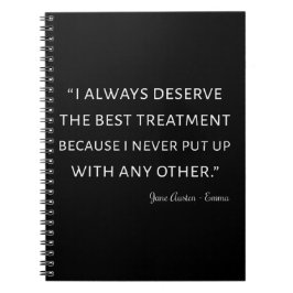 Cuaderno Emma De Jane Austen Cita II