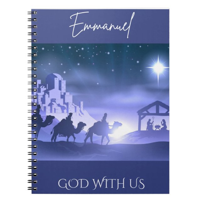 Cuaderno Emmanuel God With Us Spiral Notebook (Frente)