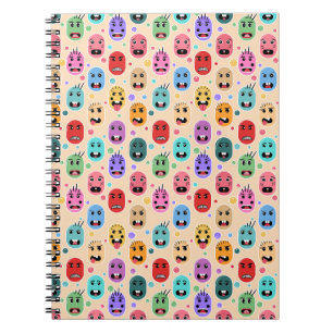 Cuaderno Emociones caras coloridas