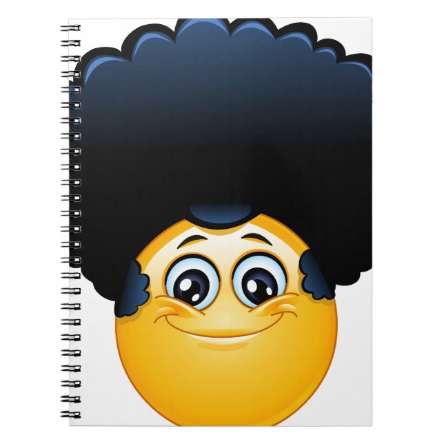 Cuaderno emoji afro (Frente)