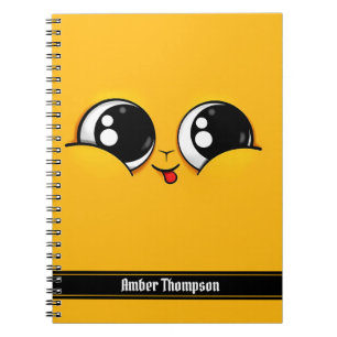 Cuaderno Emoji Cara Amarilla Maullando Adorable