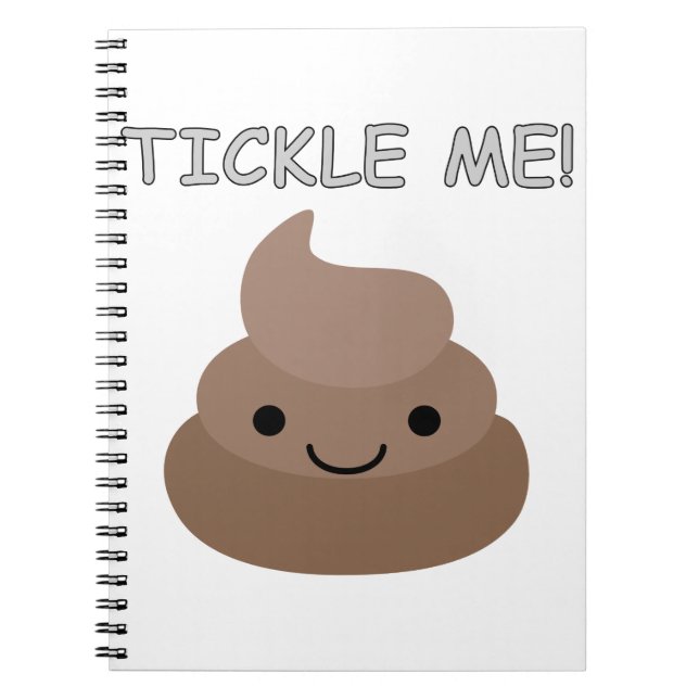 Cuaderno Emoji Cute Tickle Me Poop (Frente)