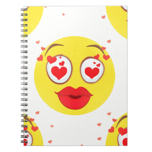 Cuaderno Emoji de beso de San Valentín