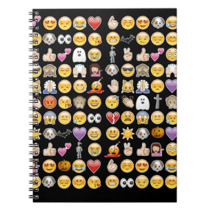 Cuaderno emoji de halloween