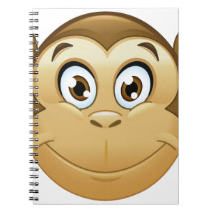 Cuaderno emoji de mono