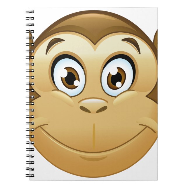 Cuaderno emoji de mono (Frente)