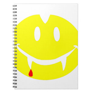Cuaderno emoji de vampiro dracula