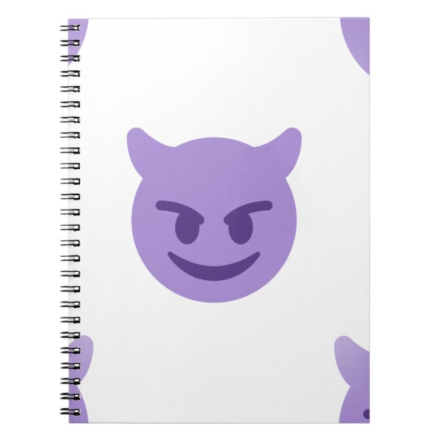 Cuaderno emoji del diablo (Frente)