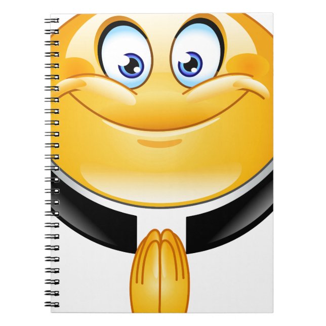Cuaderno emoji del sacerdote (Frente)