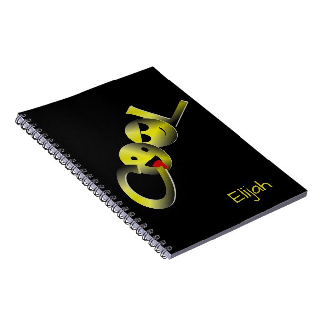 Cuaderno Emoji fresca (nombre del cambio) (Lado Derecho)