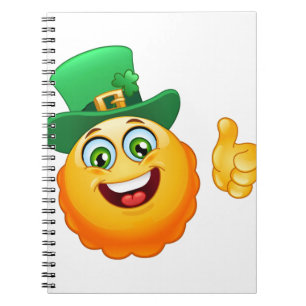 Cuaderno emoji leprechaun