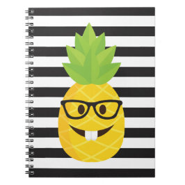 Cuaderno emoji nerd pineapple