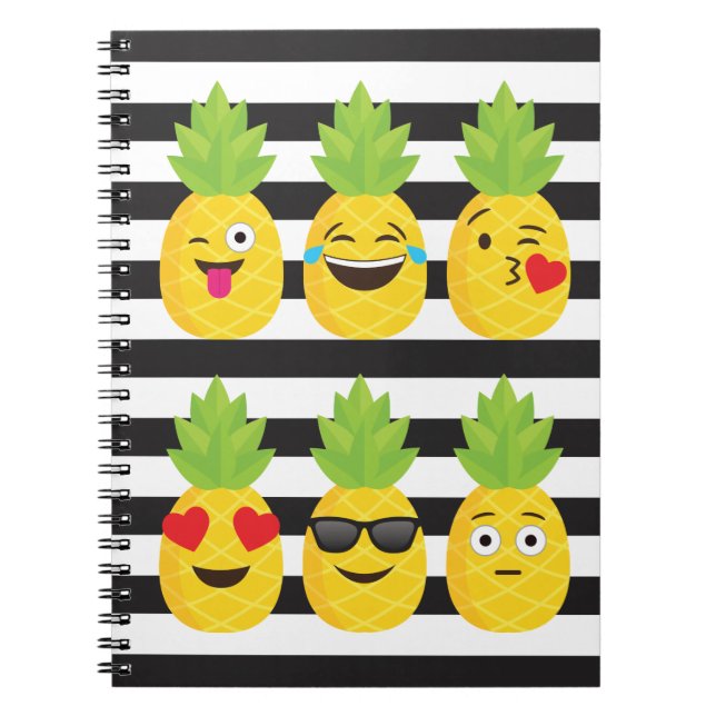 Cuaderno emoji pineapple (Frente)