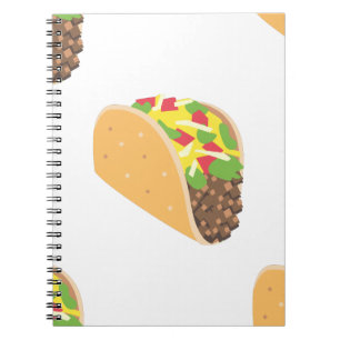 Cuaderno emoji taco