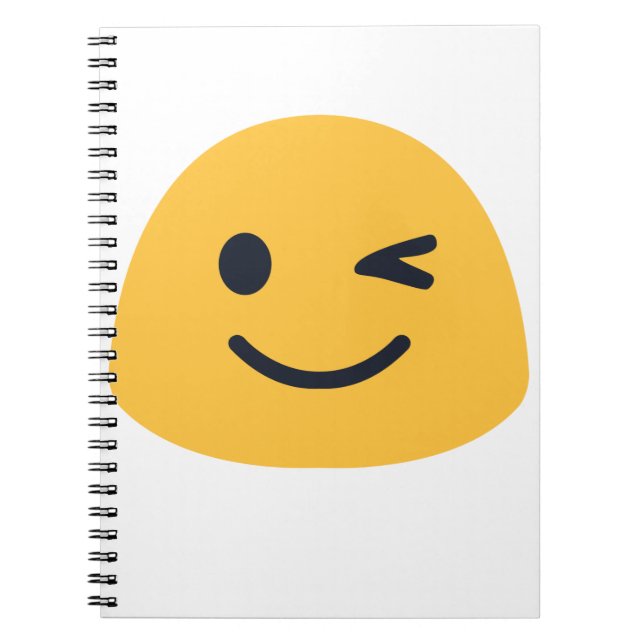 Cuaderno Emoji Wink (Frente)