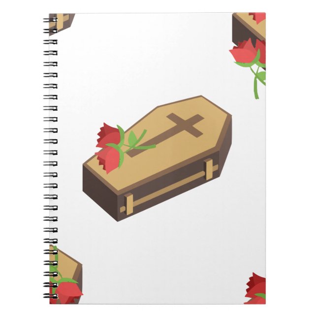 Cuaderno emojis de ataúd (Frente)