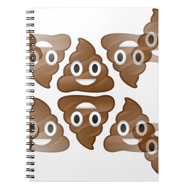Cuaderno emojis de poop (Frente)