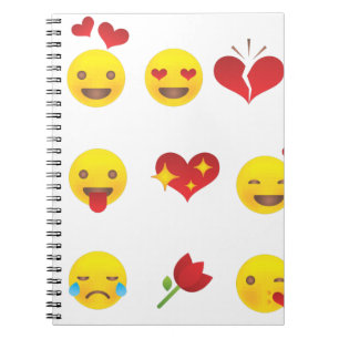 Cuaderno Emojis de San Valentín