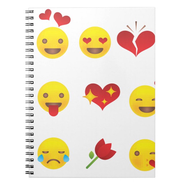 Cuaderno Emojis de San Valentín (Frente)