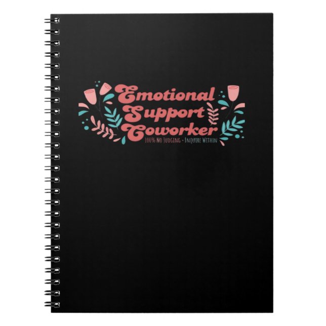 Cuaderno Emotional Help Coworker Classic Funny Trend (Frente)