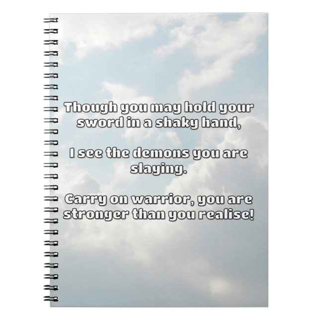 Cuaderno Empath Warrior Positive Citation Animation (Frente)