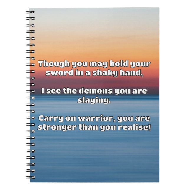 Cuaderno Empath Warrior Positive Citation Animation (Frente)