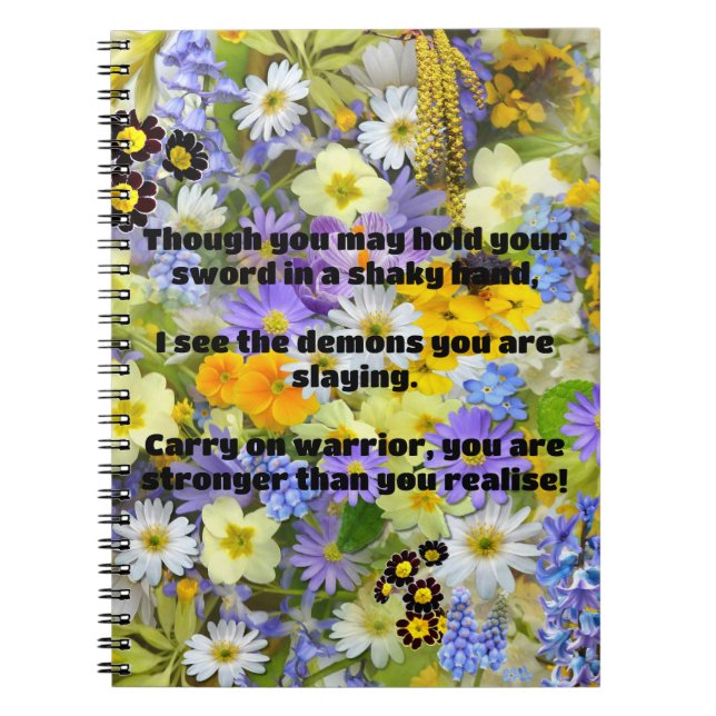 Cuaderno Empath Warrior Positive Citation Animation (Frente)