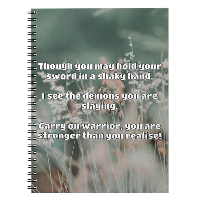 Cuaderno Empath Warrior Positive Citation Animation (Frente)