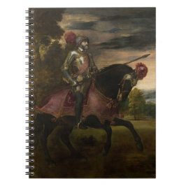 Cuaderno Emperador Carlos V a caballo (por Tiziano)