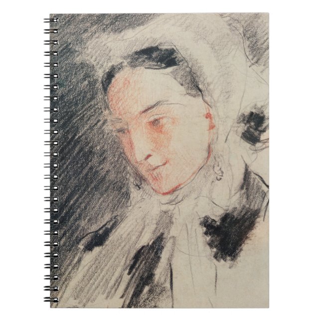 Cuaderno Emperatriz Eugénie (tiza negra y roja) (Frente)