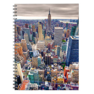 Cuaderno Empire State Building y Midtown Manhattan