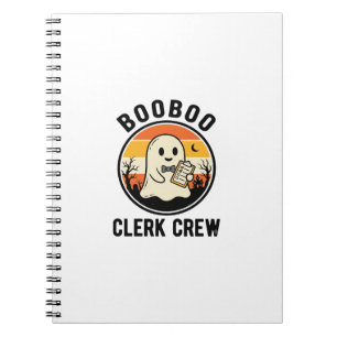 Cuaderno Empleado de Halloween BooBoo Tripulación Fantasma