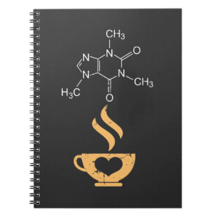 Cuaderno Empollones de la ciencia del amante del café del