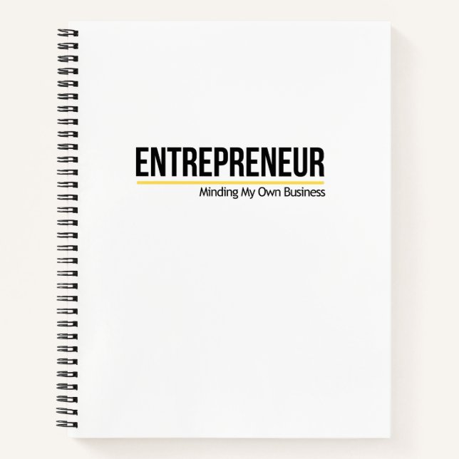 Cuaderno Emprendedor: Minando mi propio negocio (Anverso)