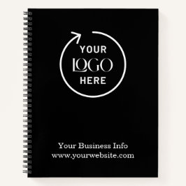 Cuaderno Empresa con logotipo corporativo Minimalista