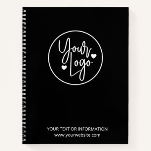 Cuaderno Empresa con logotipo corporativo Minimalista