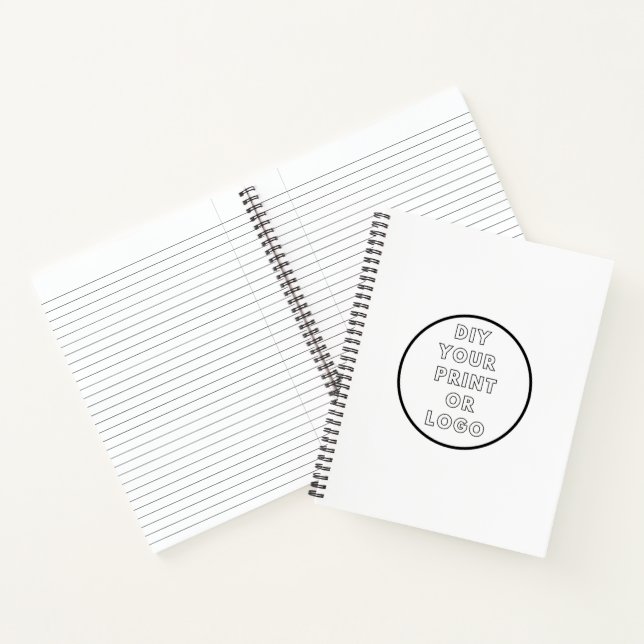 Cuaderno Empresa Corporativa Comercial Moderna Simple (Interior)
