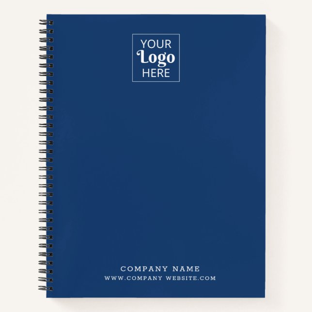 Cuaderno Empresa de logotipos comerciales personalizados de (Anverso)