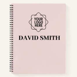 Cuaderno empresa de negocios rosa ruidoso Moderno Minimalis