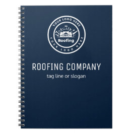 Cuaderno Empresa de techado | Servicios de logotipo persona