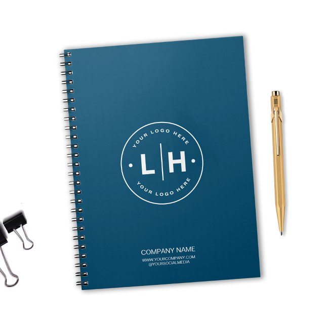 Cuaderno Empresarial Personalizado Moderno (Subido por el creador)