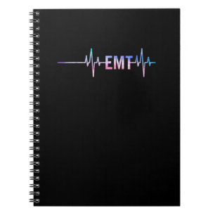 Cuaderno EMT Heartbeat Nurse Nursing Healthcare Worker