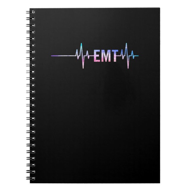 Cuaderno EMT Heartbeat Nurse Nursing Healthcare Worker (Frente)