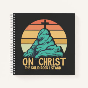 Cuaderno En Cristo la Roca Sólida que sostengo