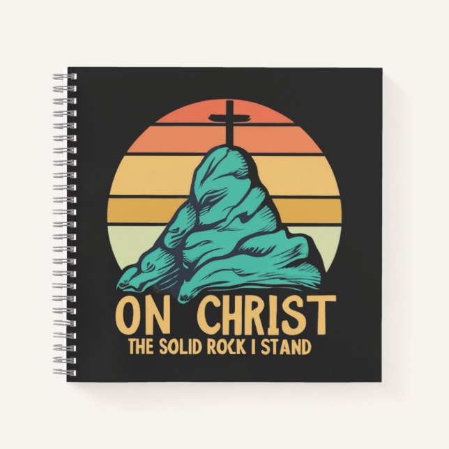 Cuaderno En Cristo la Roca Sólida que sostengo (Anverso)