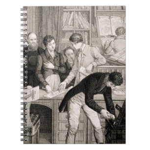 Cuaderno En el banco, c.1800 (grabado)