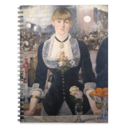 Cuaderno En el bar del follies-bergere Edouard Manet
