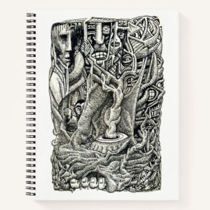 Cuaderno En el sótano, por Brian Benson